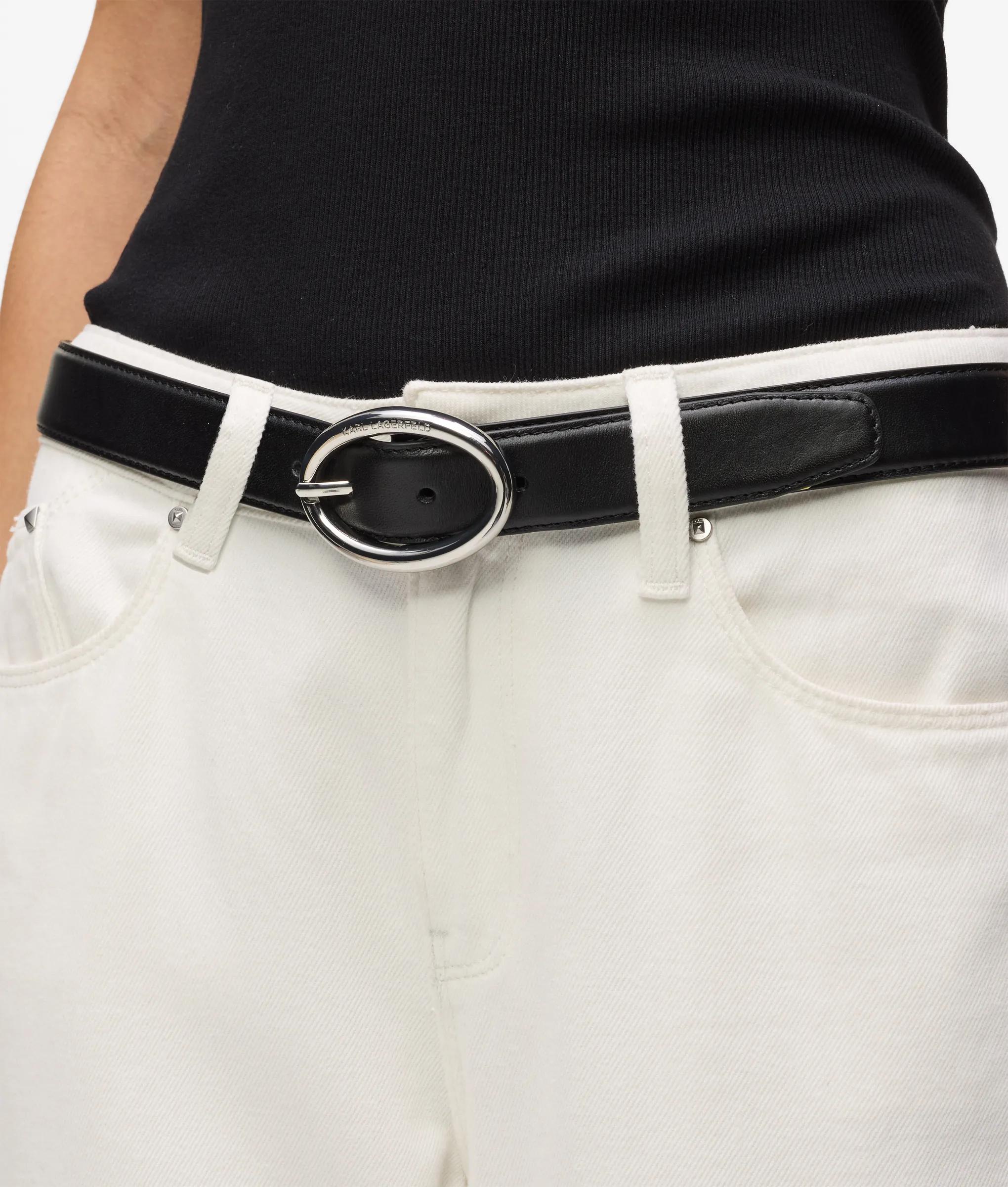 Ovale gesp riem