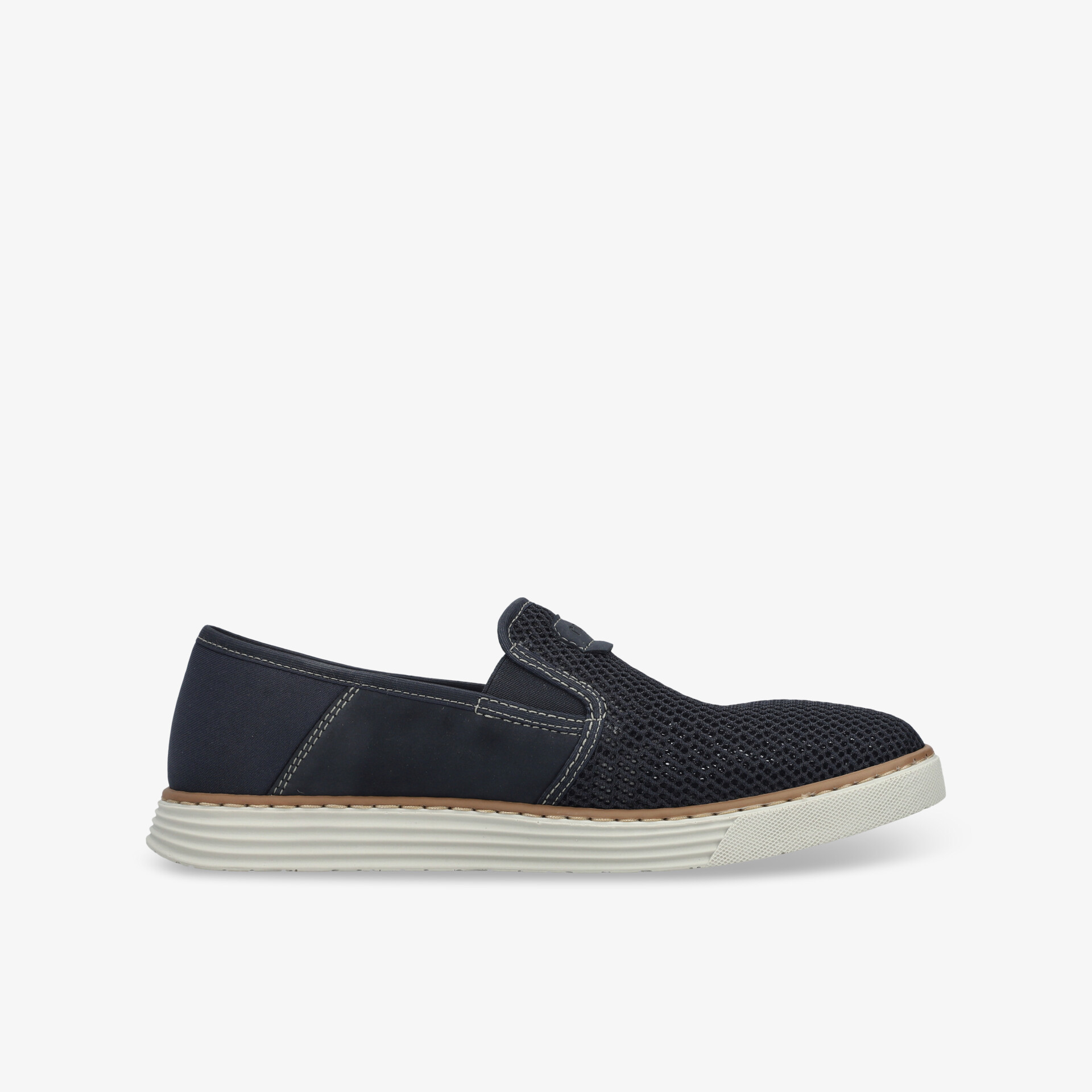 rieker Herren Slipper blau