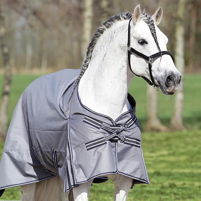 Deken HORSEGEAR Colcha 200gr Donkergrijs-blauw