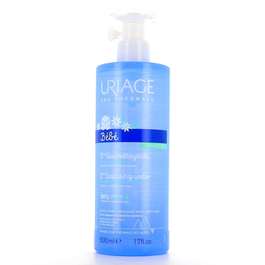 Première eau nettoyant pour bébé sans rinçage Uriage