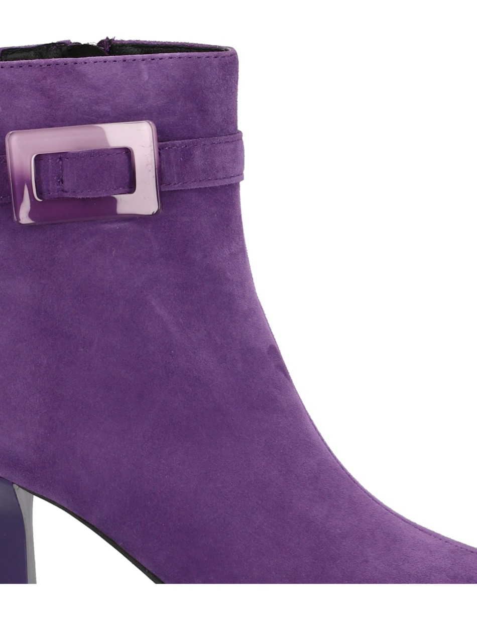 Veloursleder Stiefelette