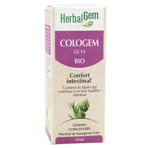 Herbalgem Cologem Complexo de Gemoterapia Orgânica para Conforto Intestinal 30ml