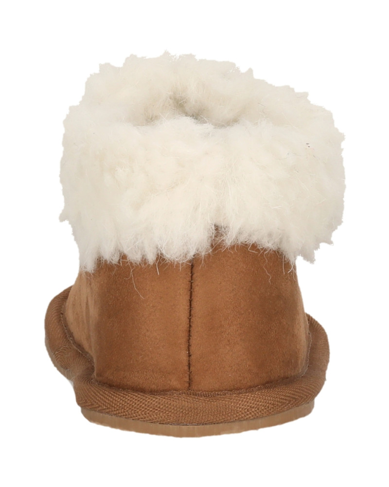 Zigzag - Elian Kids Warm Slipper - cognac