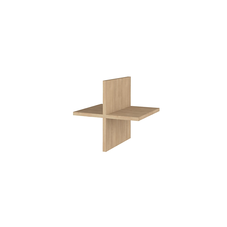 Croisillon pour étagère GoodHome Mixxit effet chêne