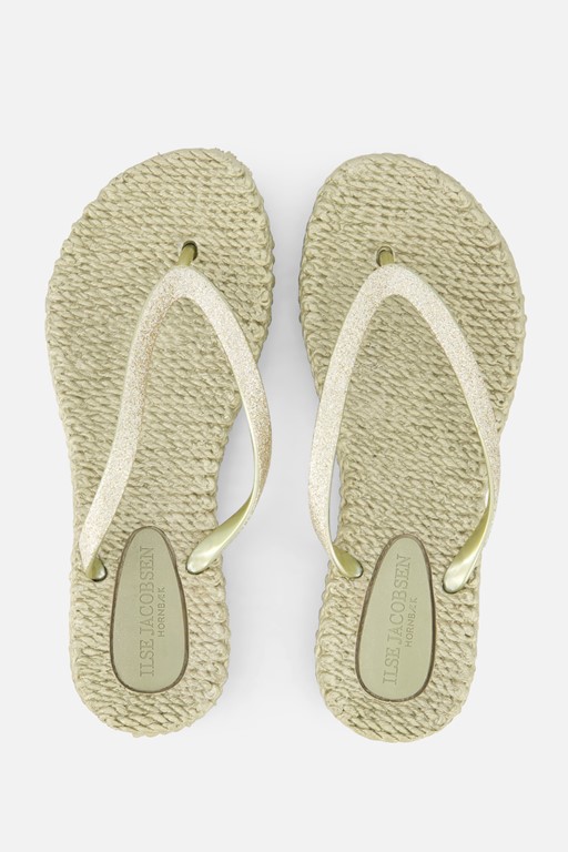 Ilse Jacobsen Cheerful01 Slippers goud Rubber