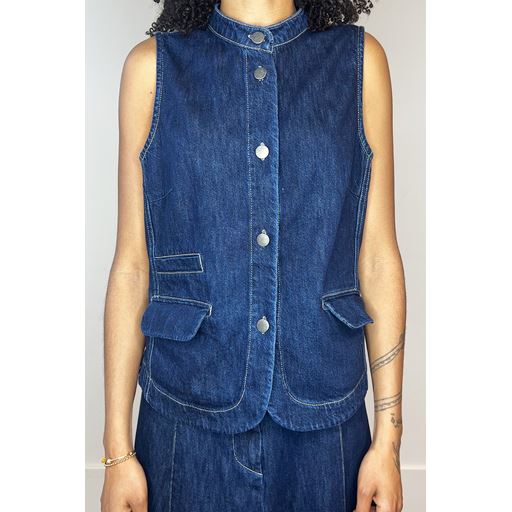 Project AJ117 Passion Denimvest, Indigo, XS