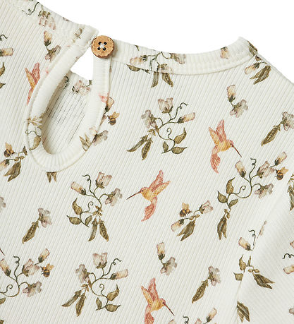 Lil' Atelier Kleid - NmfLavo - Coconut Milch/Summen Bird