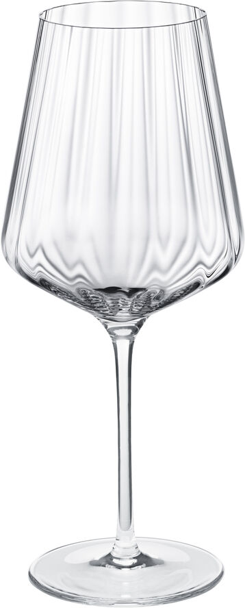 Georg Jensen BERNADOTTE WHITE WINE GLASS CRYSTALINE 43 CL, 6 PCS Transparent