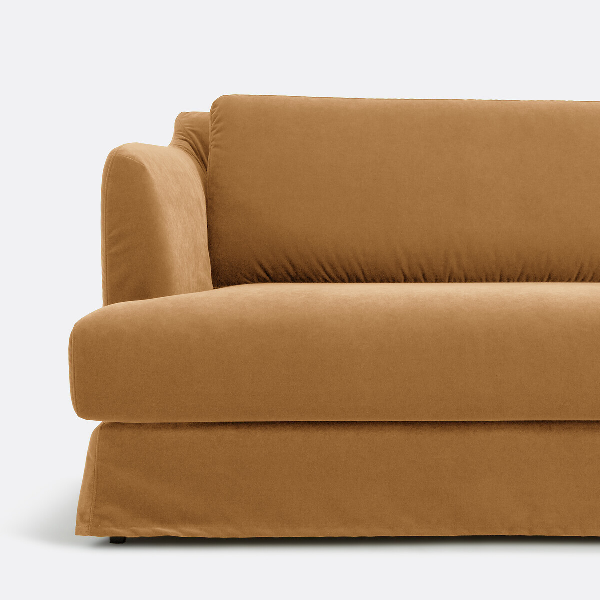 LA REDOUTE INTERIEURS<br>Sofá de veludo de 3, 4 ou 5 lugares MONZELLA