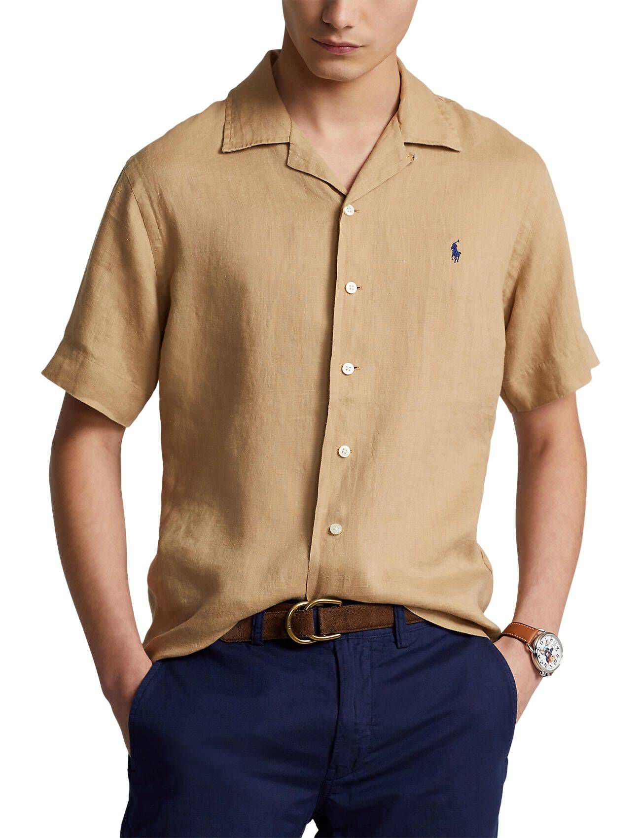 Polo Ralph Lauren| Herren Leinenhemd Classic Fit Kurzarm