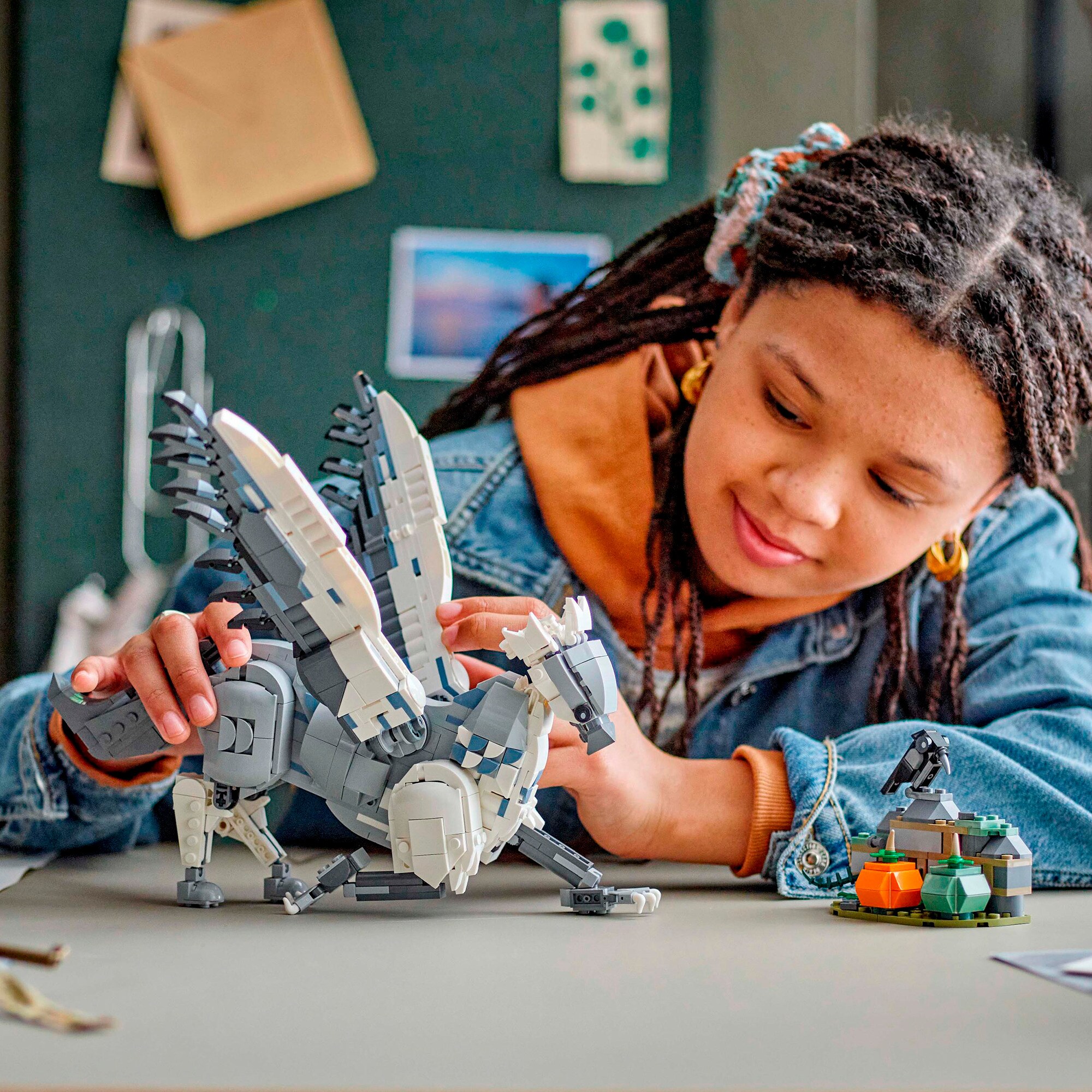 LEGO Konstruktionsspielzeug Harry Potter Hippogreif Seidenschnabel