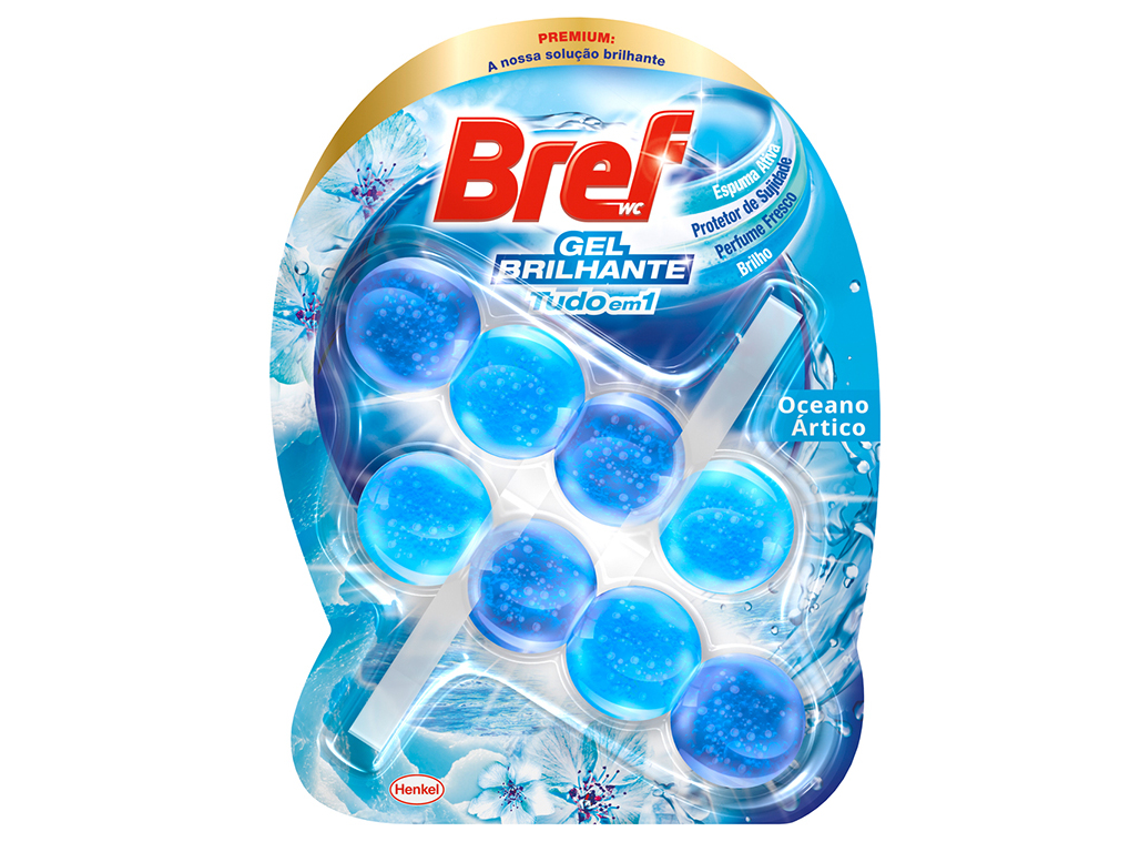 BLOCO SANITÁRIO BREF SONASOL GEL OCEANO ÁRTICO 2X42G