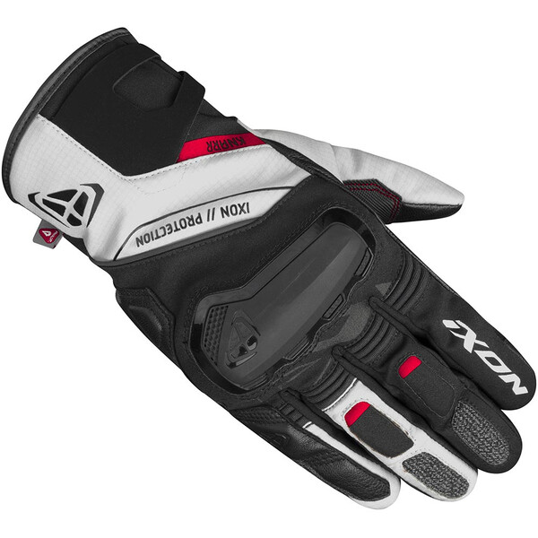 Ixon - Gants Pro Knarr Noir / Gris Clair / Rouge