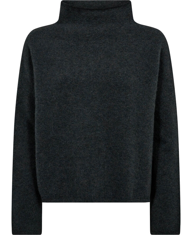 Filippa K Mika Yak Funnelneck Sweater Green grey