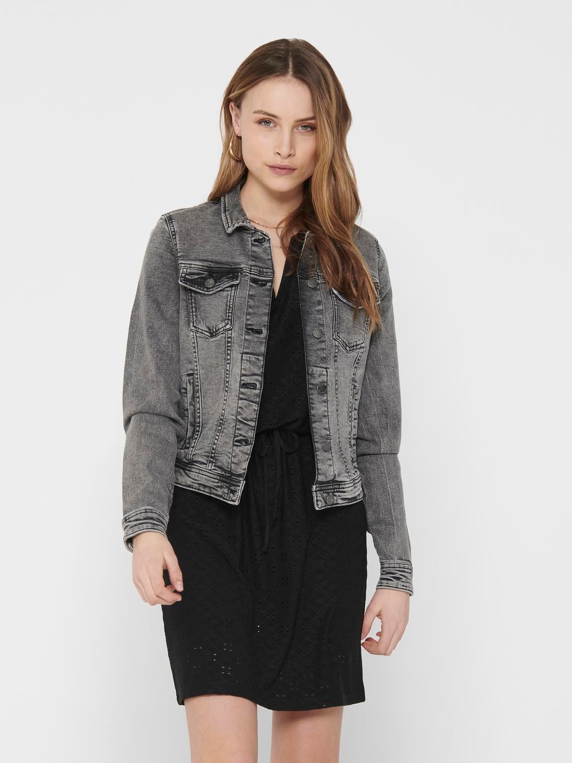 ONLTIA Jeansjacke Grey Denim