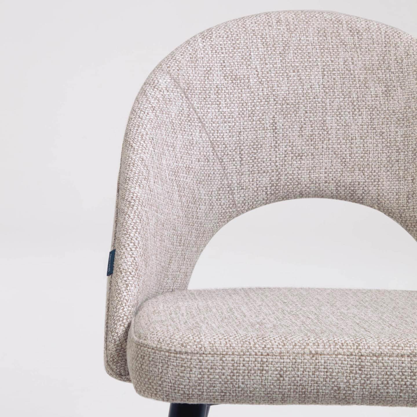 Kave Home Stuhl MAEL beige/schwarz