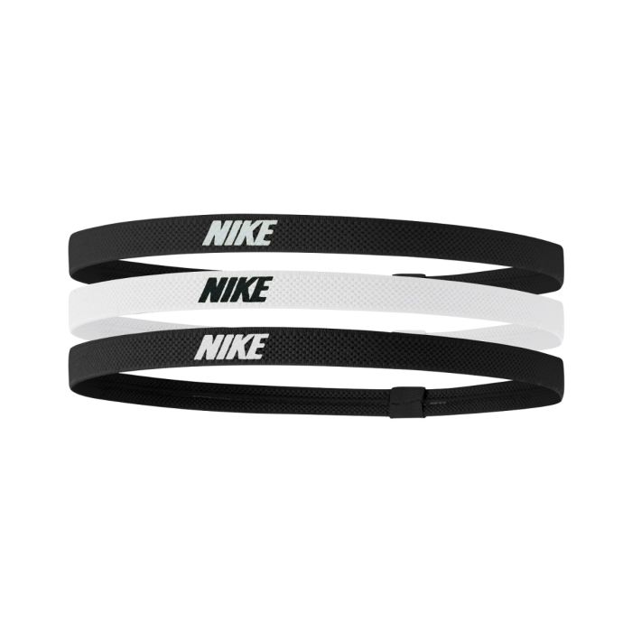 Nike Unisex Huer Elastic Headbands 2.0 3 PK Hvid