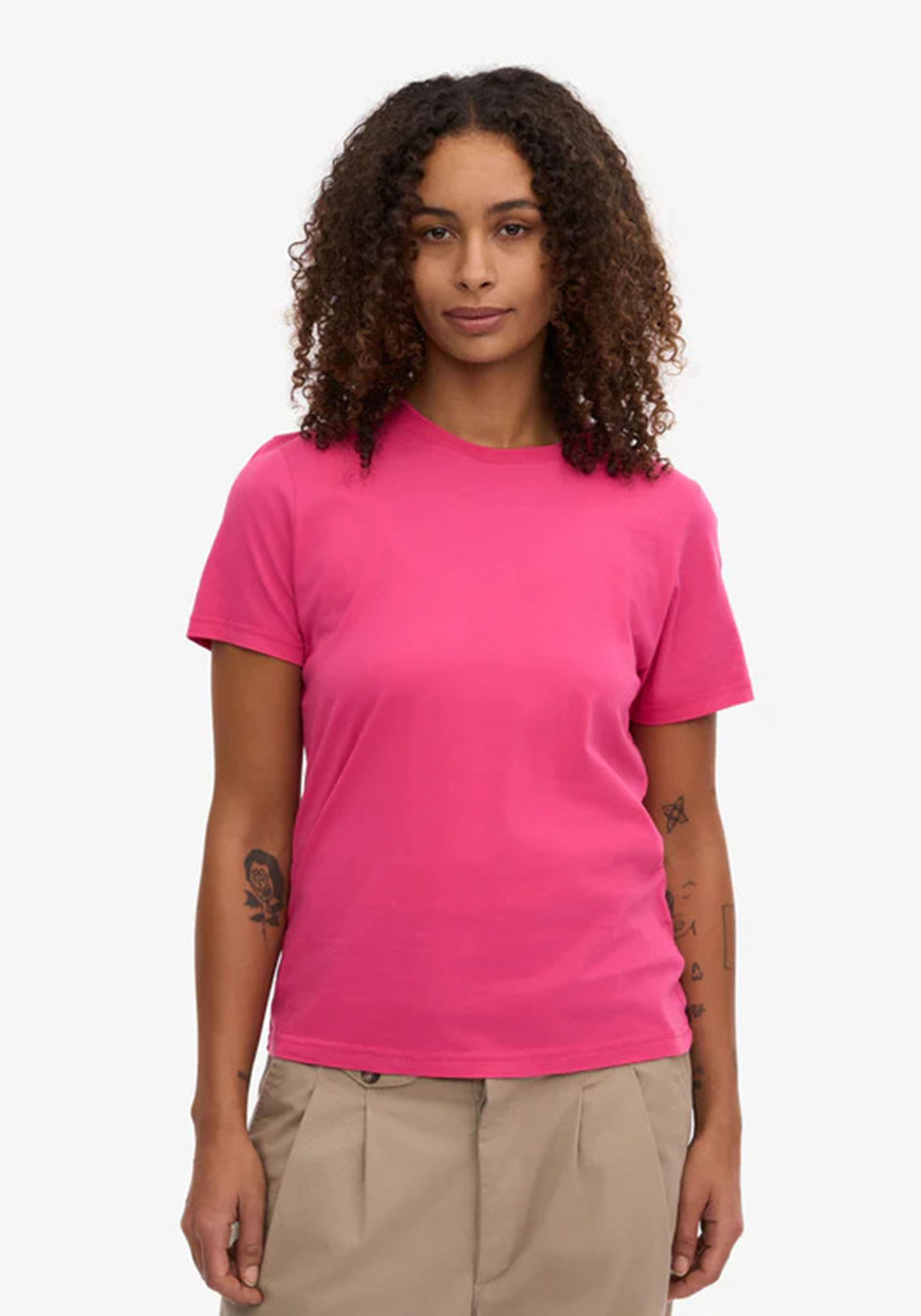 Colorful Standard Damen-T-Shirt Bubblegum Pink