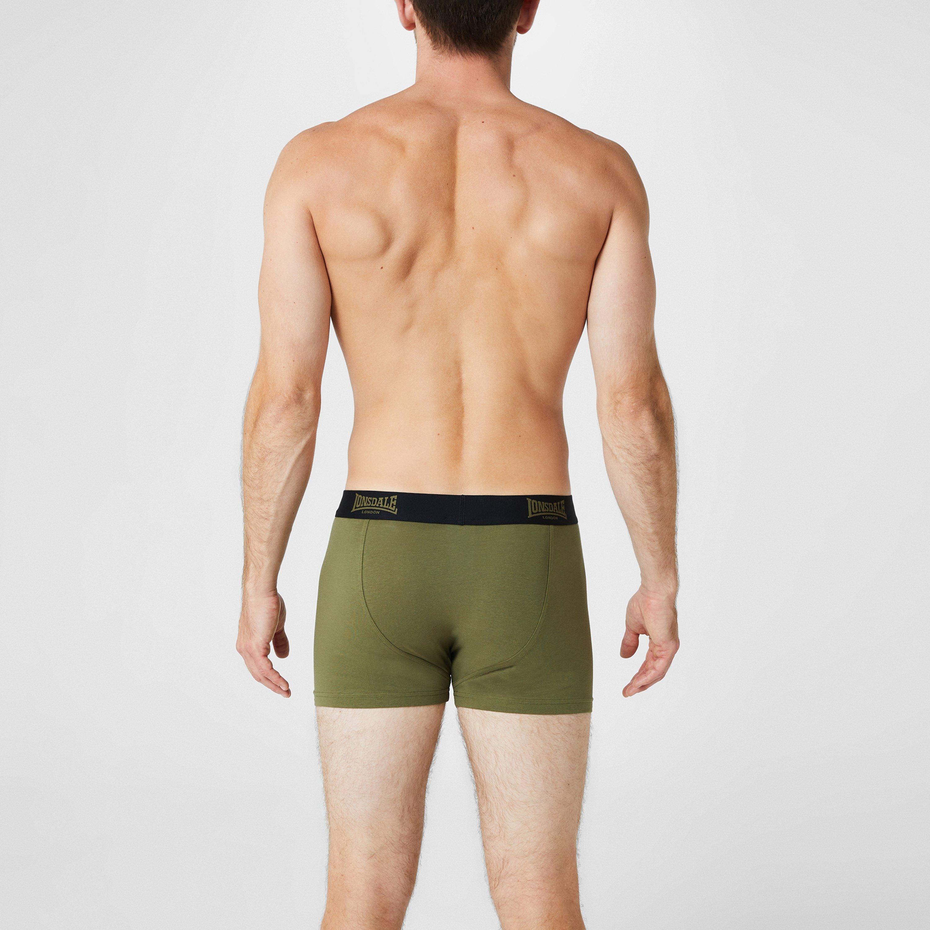 Lonsdale 2 Pack Trunk Mens