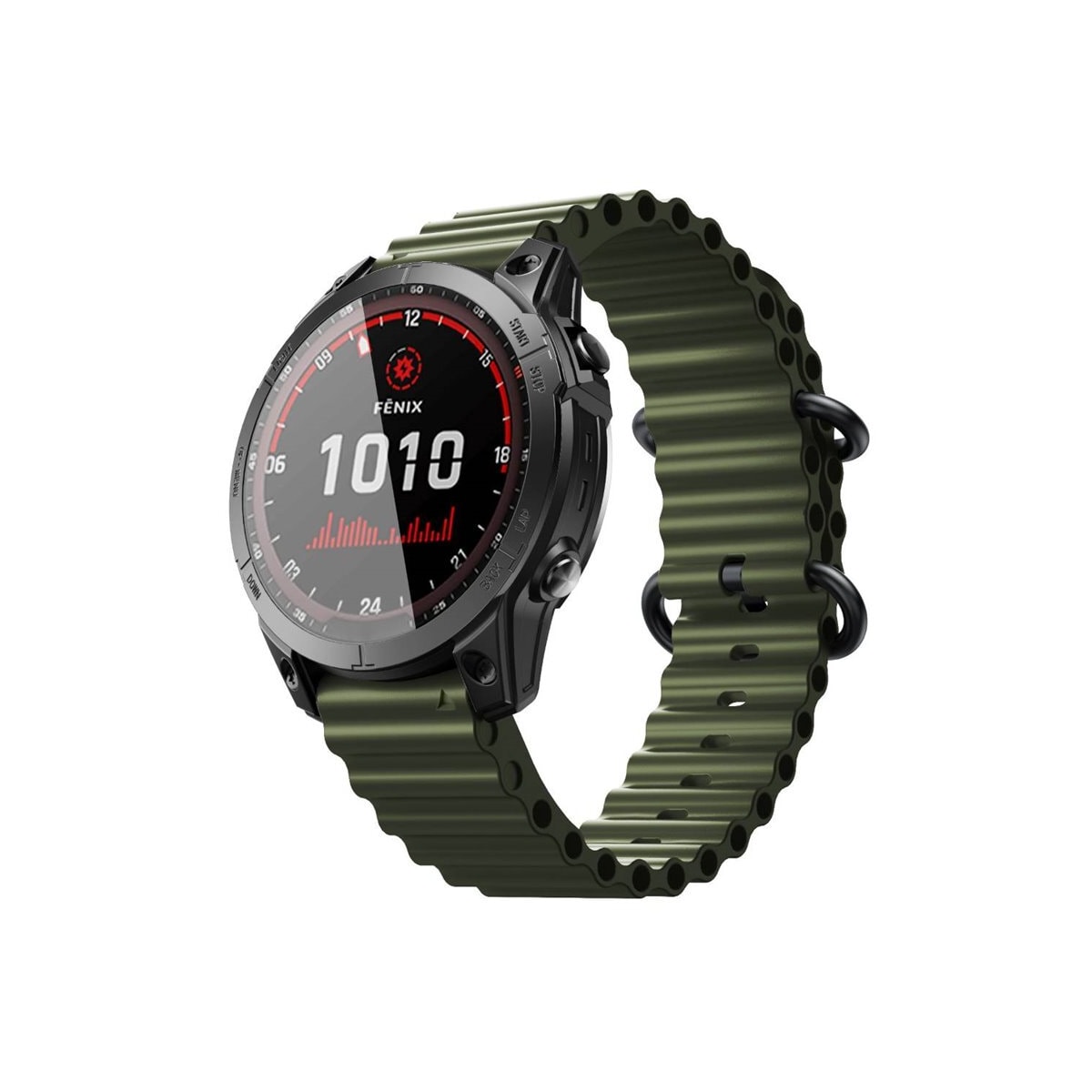 Ocean Armbånd Garmin Fenix 7X - Army