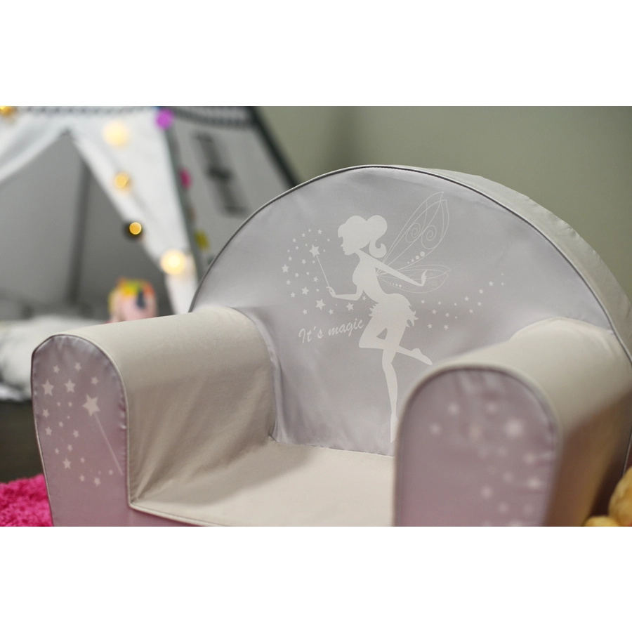 knorr toys® Kindersessel Fairy grey grau