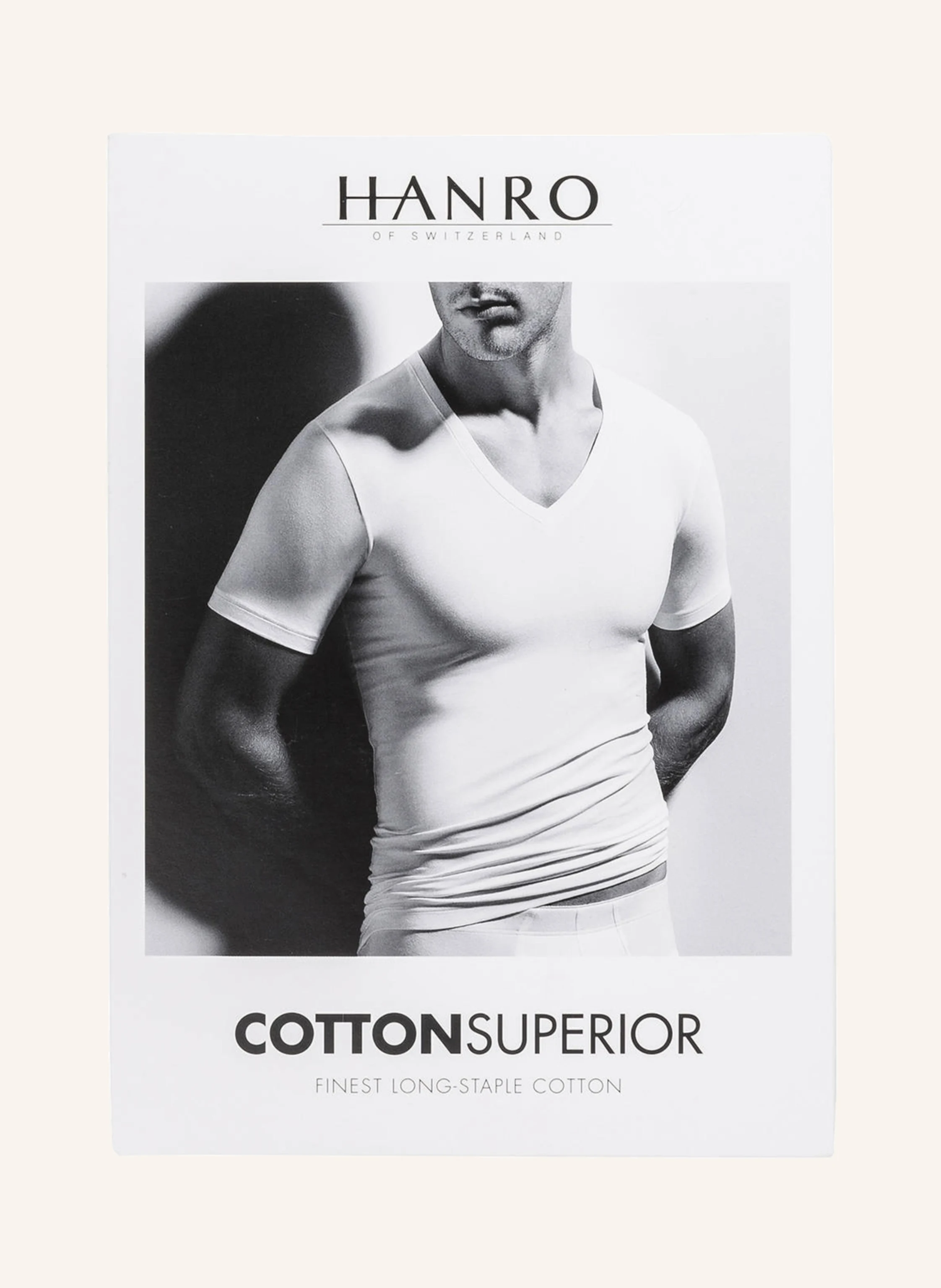 HANRO V-Shirt COTTON SUPERIOR
