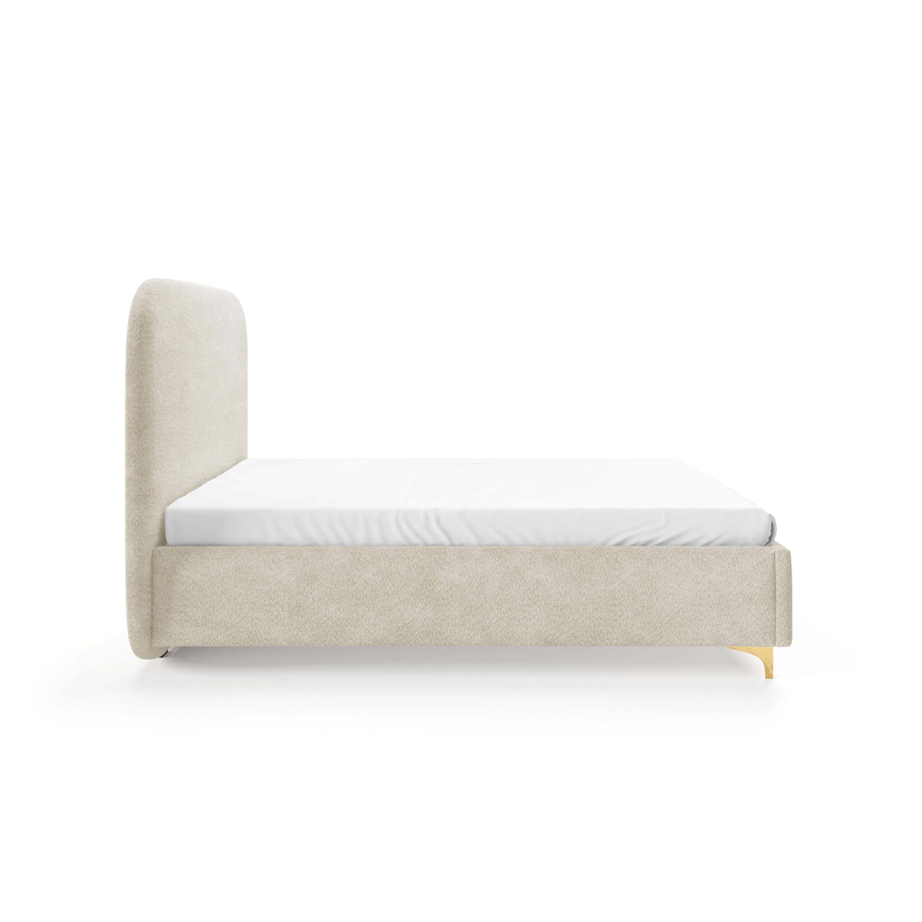 by fonQ Aura Bedframe - 160 x 200 cm - Beige