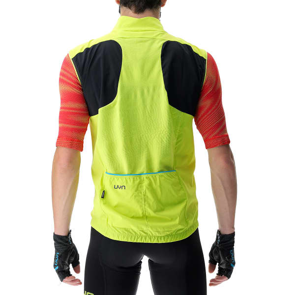 Veste vélo UYN MAN BIKING ULTRALIGHT WIND VEST SOFT YELLOW FLUO/BLACK