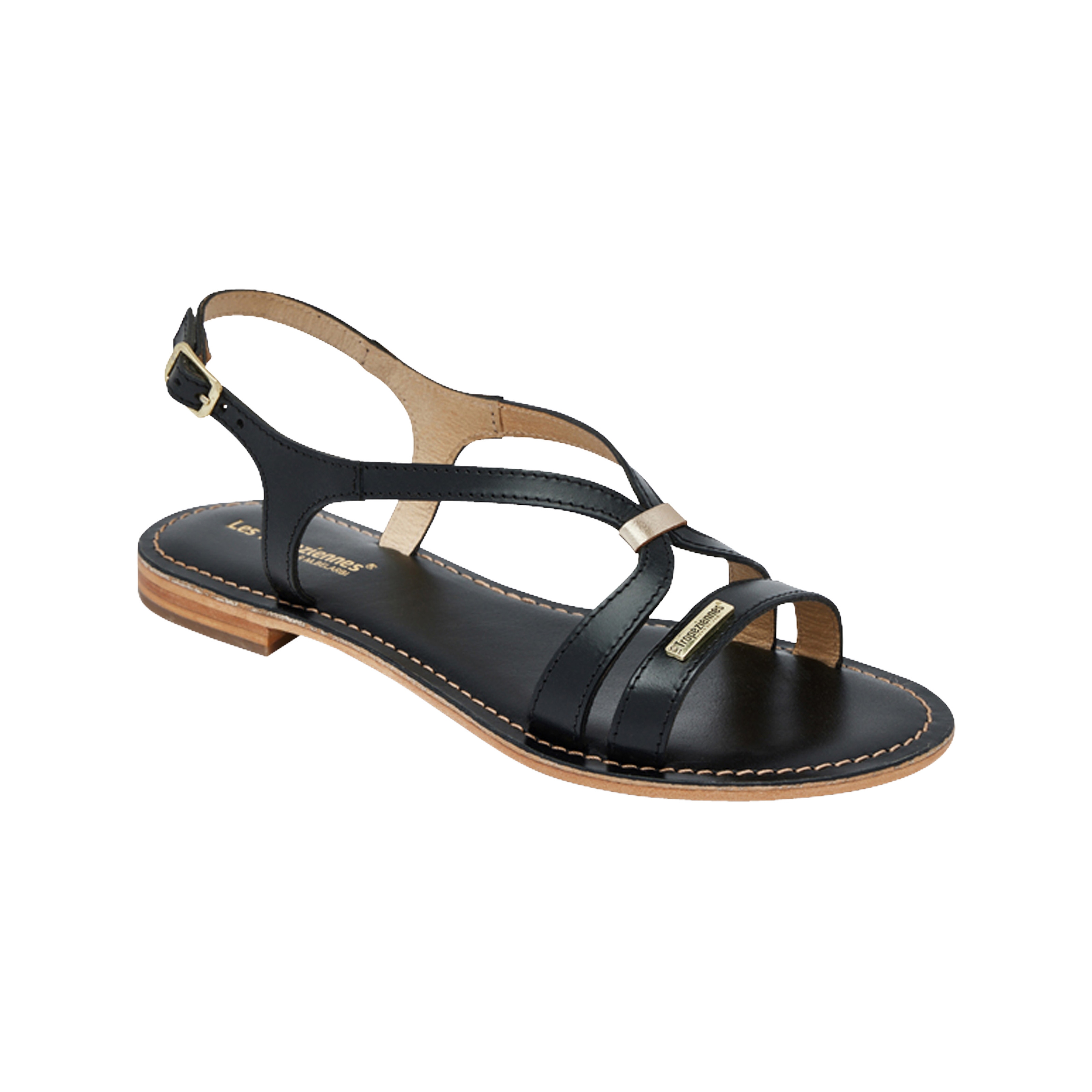 Sandales cuirpar m.belarbi hamoon | Noir