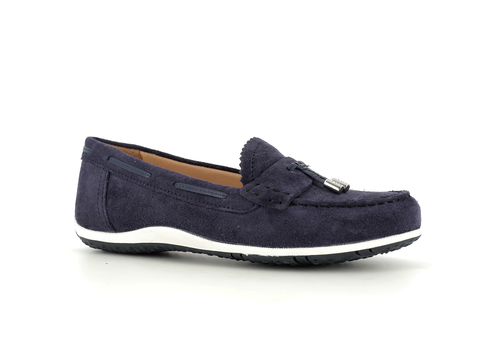 Geox-D VEGA MOC D35DNA Nubuck Velours Marine