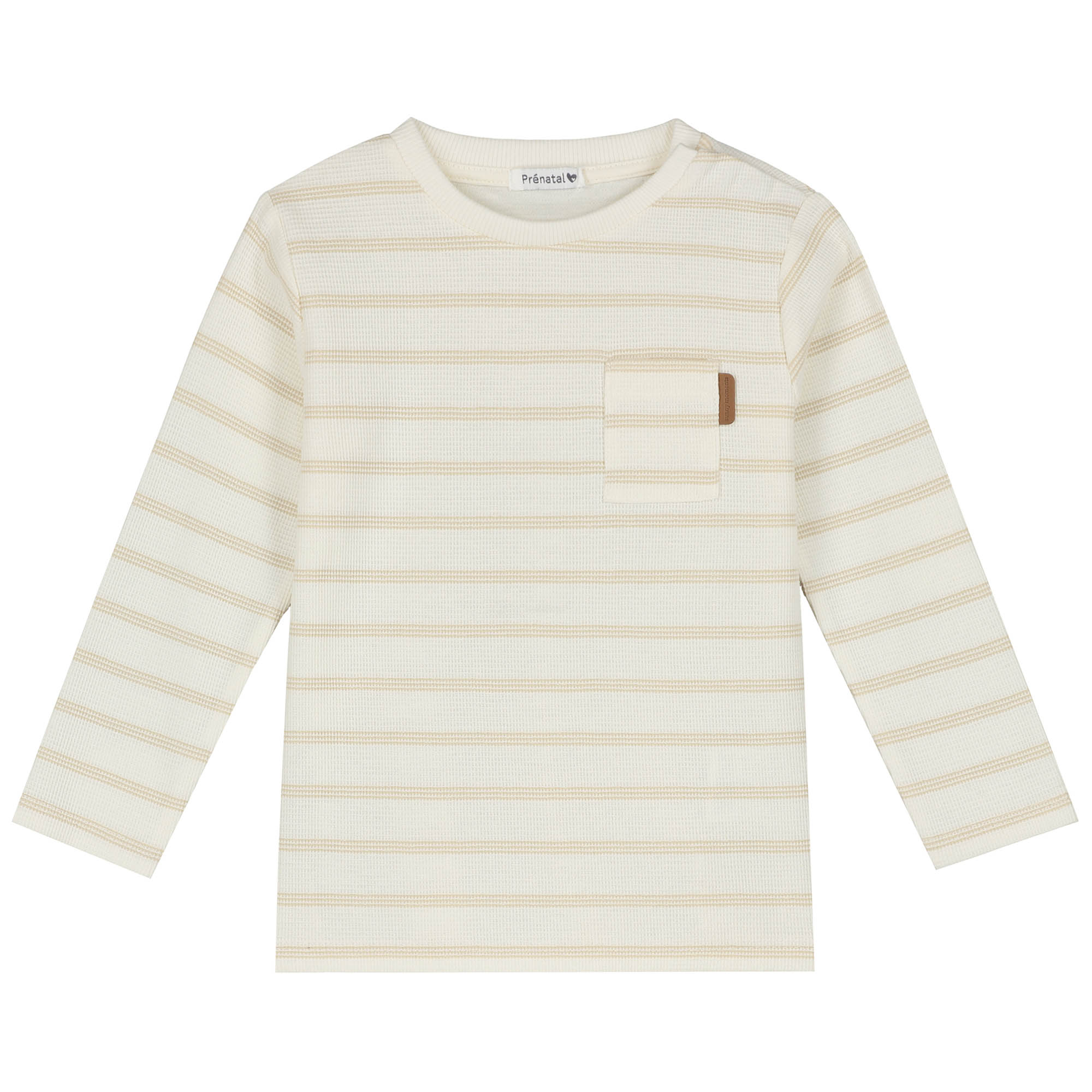 Prénatal baby shirt lange mouwen strepen multi
