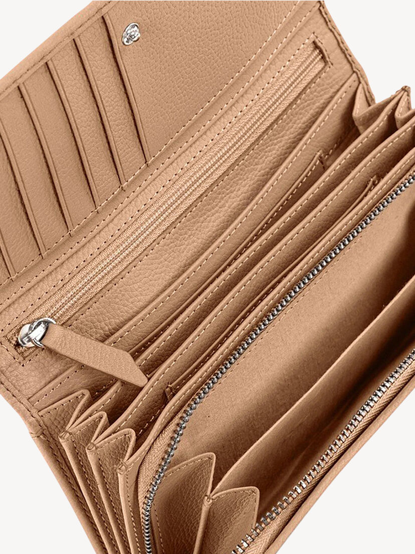 Leren Portemonnee - beige