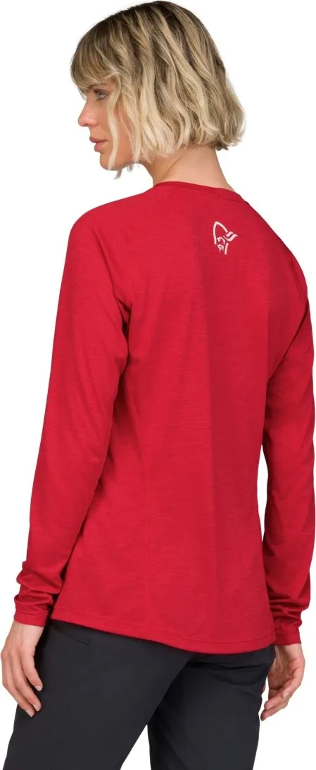 Norrøna Women's Fjørå Equaliser Lightweight Long Sleeve Aura Orange
