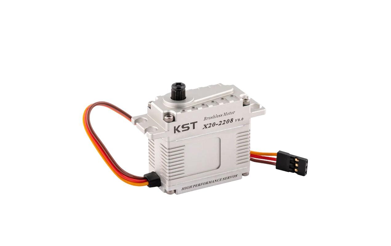 Standard Servo X20-2208 V8.0 25 kg, 0.07 s, Brushless HV<br>Brushless Standard Servo, ideal für Helikopter der 500-800 Klasse