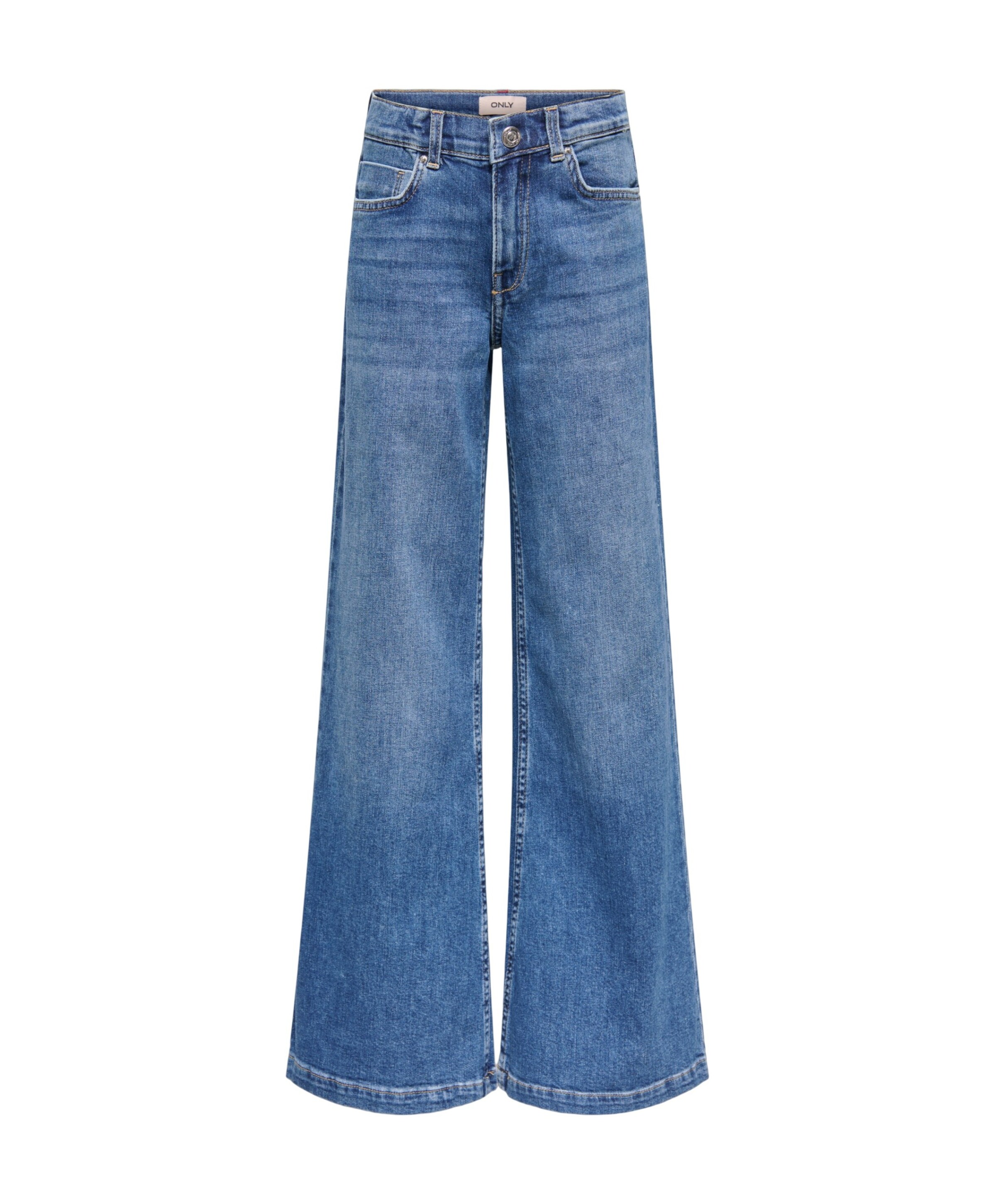 Only KOGCALIFORNIA MW WIDE FLARED REA NO meisjes jeans blauw