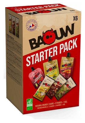 Starter Pack Baouw (3 barres extra   2 purées   1 gel)