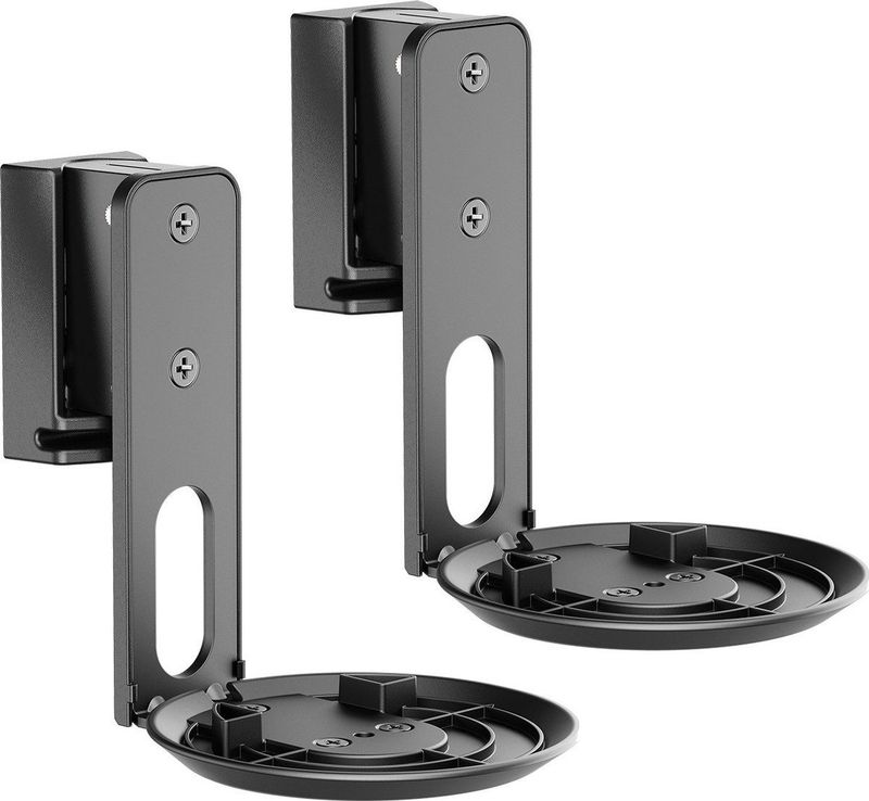 Sonos Muurbeugel Set - 2 Stuks - Draai- en Kantelbaar - Zwart