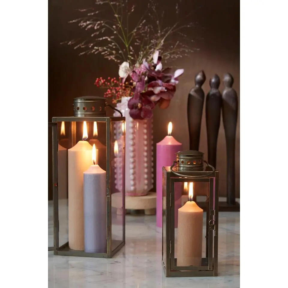 Mica Decorations Boaz Vaas - H30 x Ø11 cm - Keramiek - Roze