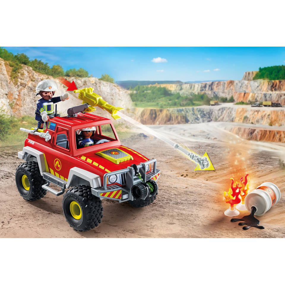 PLAYMOBIL Action Heroes brandweerwagen 71824