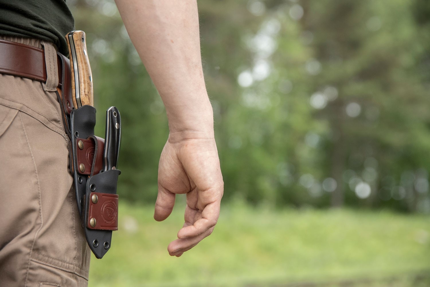 Casström Short Belt hanger for Kydex<br>Passer perfekt til Safari Mini-Hunter Kydex
