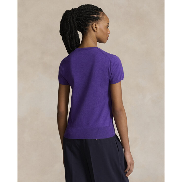 Polo Ralph Lauren 2/50 PIMA COTTON-SSL-PLO Morgan purple heather