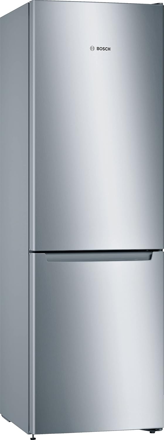 Bosch KGN33NLEB Serie 2 Kühl-Gefrier-Kombination, 176 x 60 cm, 192 L Kühlen & 87 L Gefrieren, NoFrost nie wieder abtauen, LED-Beleuchtung gleichmäßige Ausleuchtung