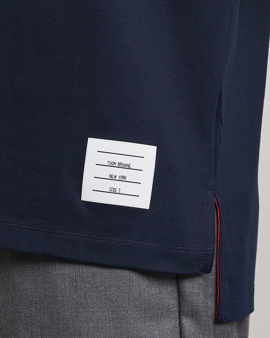 Thom Browne Relaxed Fit T-Shirt Navy
