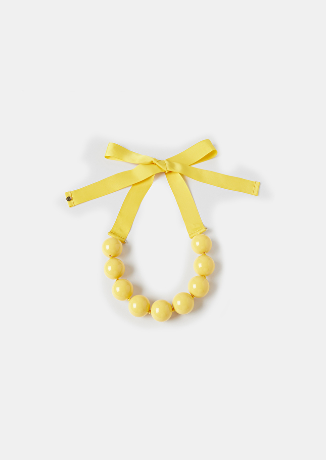 Collier Bellajaune à grosses perles