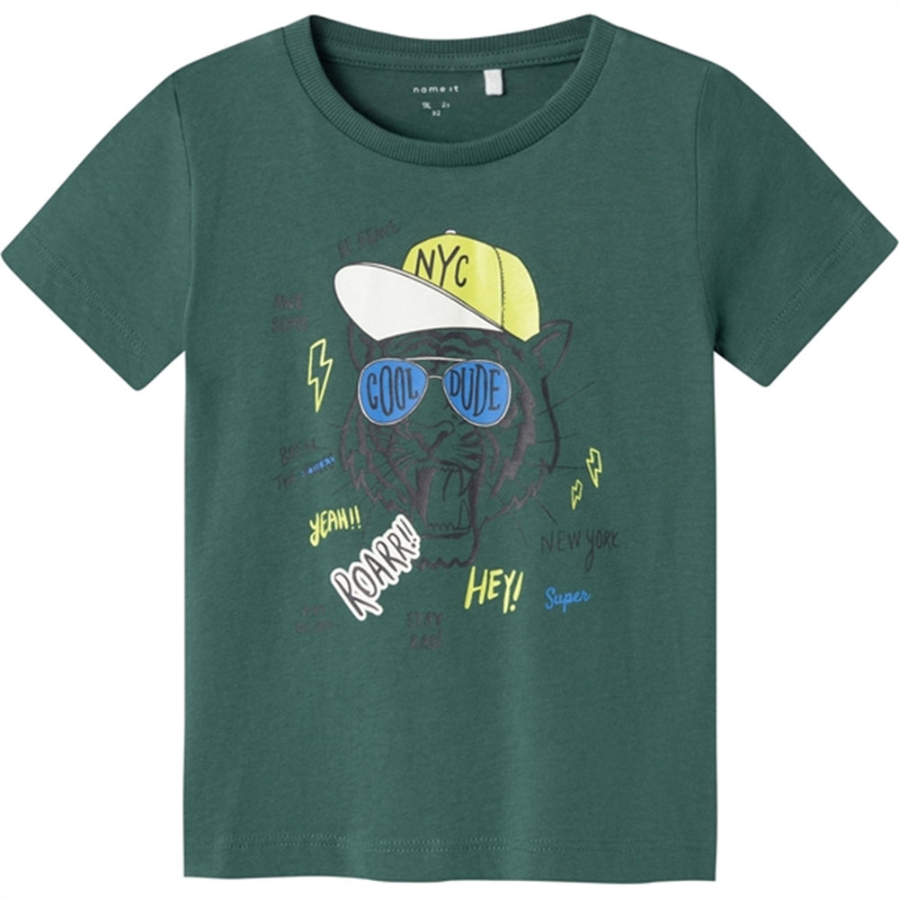 Mallard Green Berte T-Shirt - Name It → Luksusbaby.dk