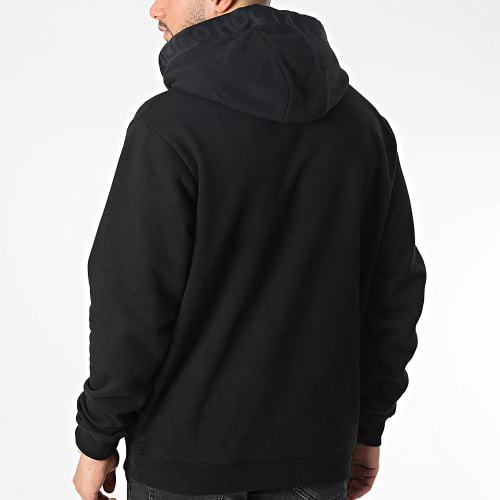 Sweat Capuche A Bandes Dlementine 50475337 Noir