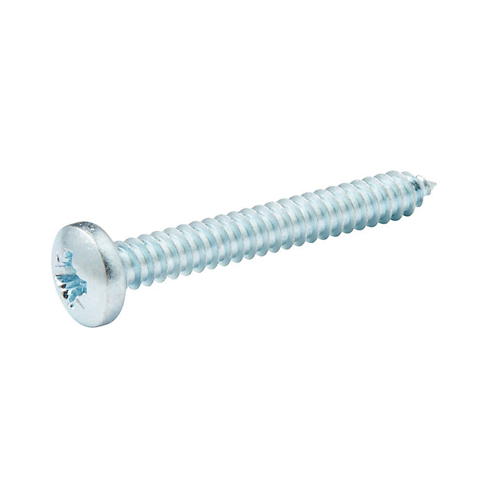 Vis zinguée autoperceuses à tête cylindrique, 6,3x50 mm - 25 pièces
