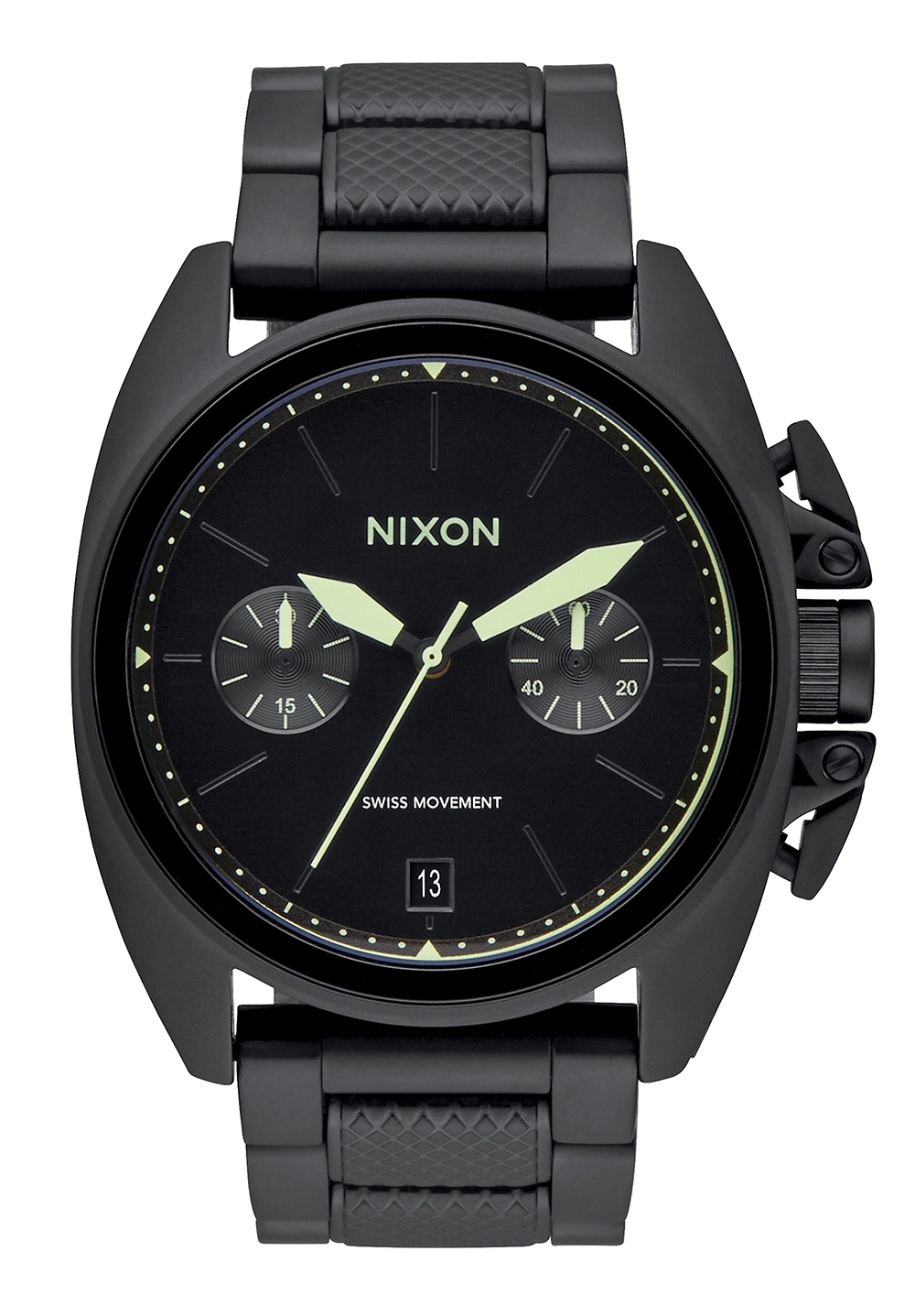 Nixon The Anthem Chrono All Black / Lum A9301256