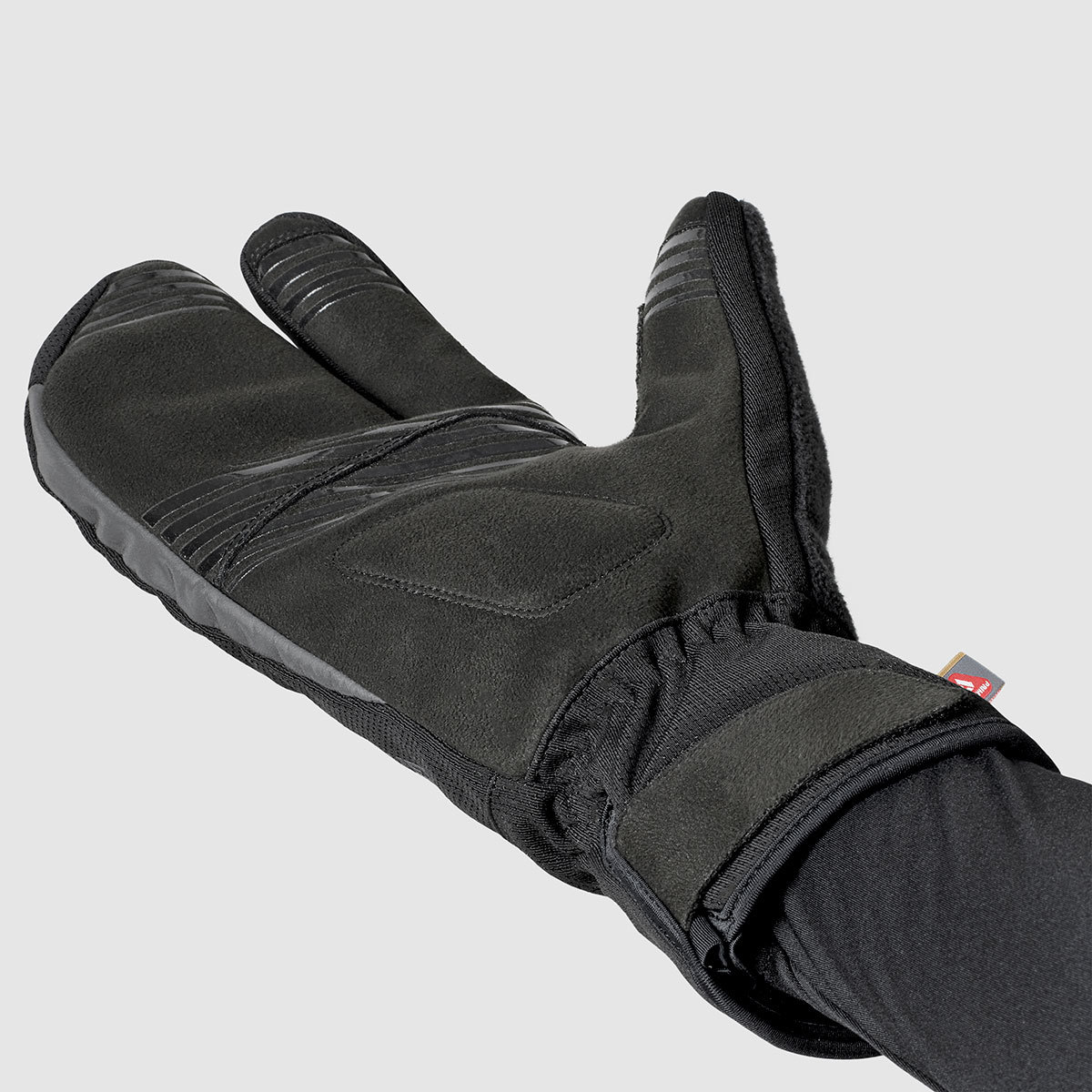 GripGrab Nordic 2 Windproof Deep Winter Lobster Fietshandschoenen Zwart