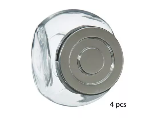 Lot de 4 Bocaux à Épices 